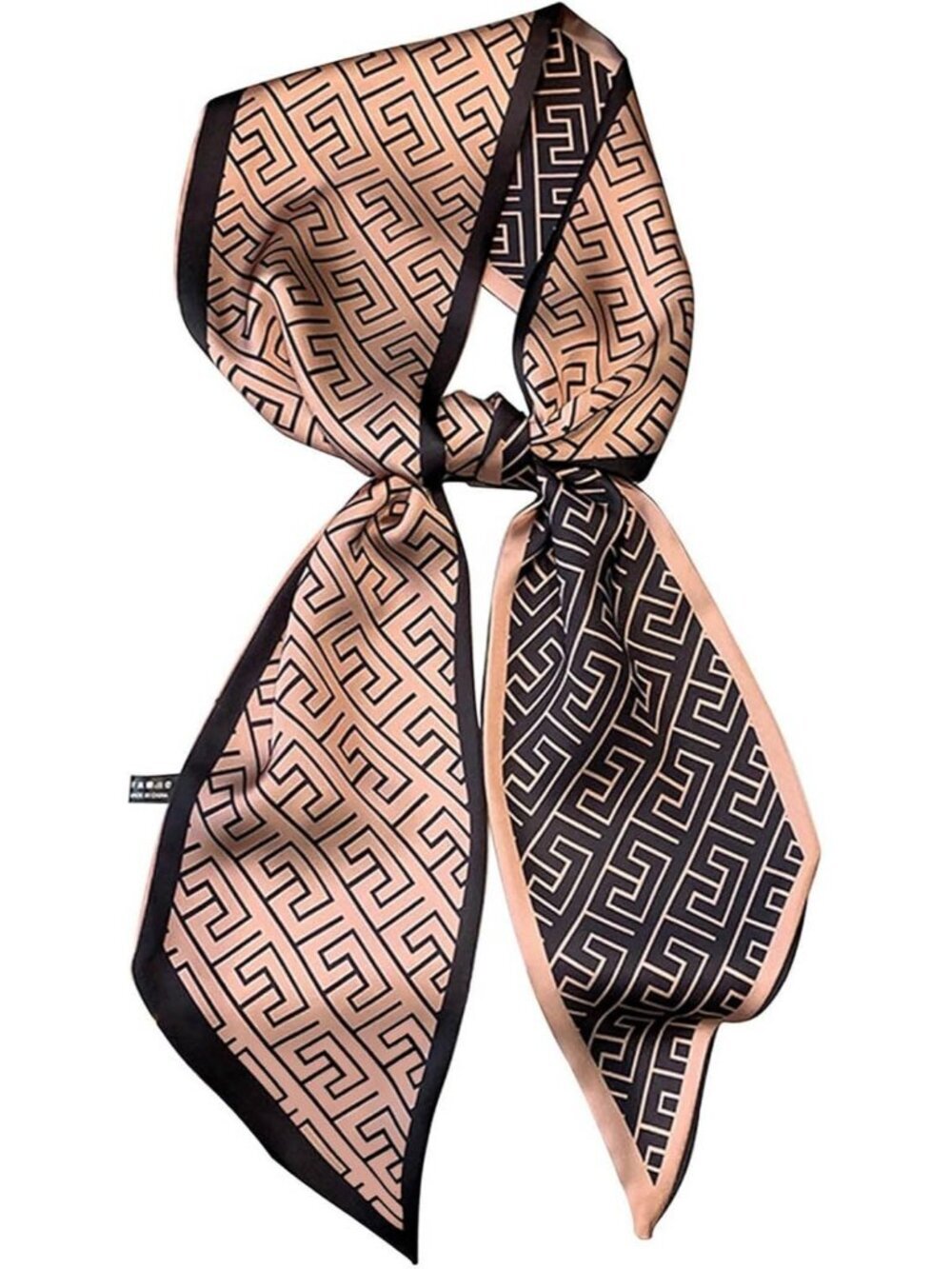 Women's Brown Scraf Silky Satin Headscarf Wrap Lightweight Scarves Scarf